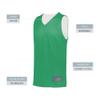 Augusta Sportswear Youth Tricot Mesh Reversible 2.0 Jersey, Kelly/White, XS view 4