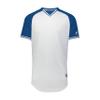 Russell Athletic Youth Classic V-Neck Jersey White/Royal/White L view 1