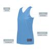 Augusta Sportswear Womens Tricot Mesh Reversible 2.0 Jersey, Columbia Blue/White, XL view 4