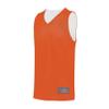Augusta Sportswear Youth Tricot Mesh Reversible 2.0 Jersey, Orange/White, XXS view 1
