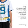 Augusta Sportswear Mens Reversible Flag Football Jersey, Black/Gold L view 4