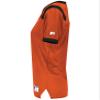Russell Athletic Ladies Phenom6 Flag Football Jersey Elite Performance Mesh Football Shirt for Women, Perfect for Team Play & Training, Burnt Orange/Black XS view 3