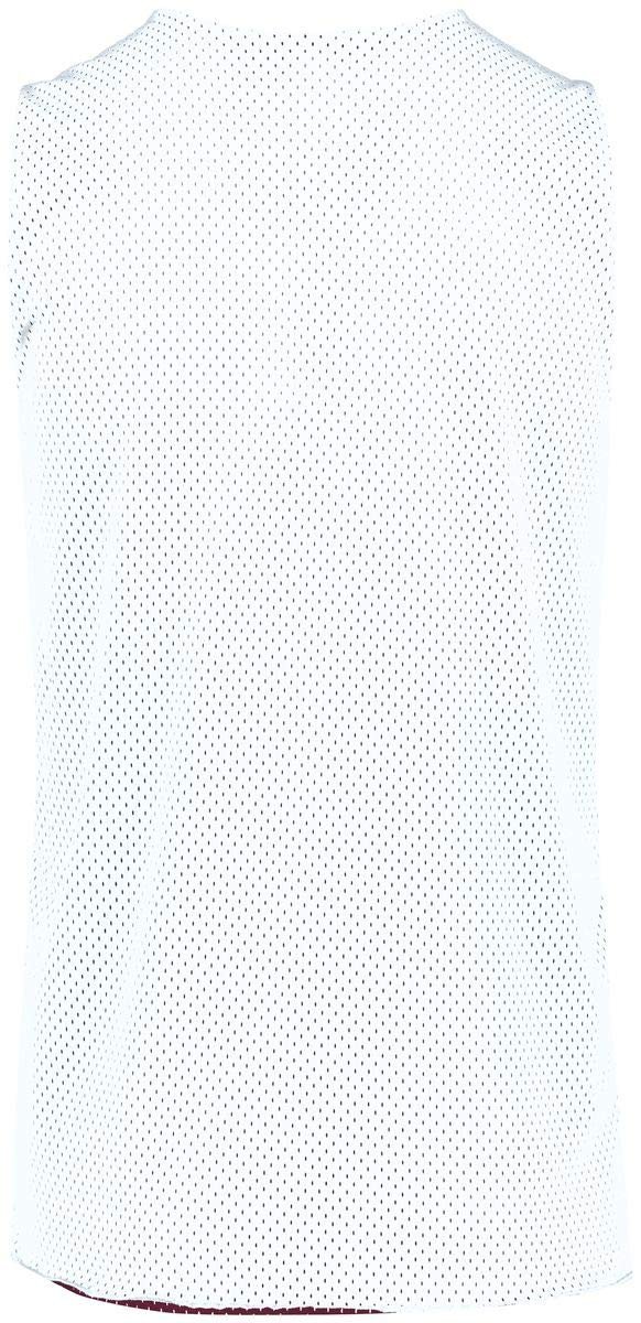 Augusta Sportswear Youth Tricot Mesh Reversible 2.0 Jersey, Maroon/White, L