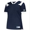 Russell Athletic Ladies Phenom6 Flag Football Jersey  Elite Performance Mesh Football Shirt for Women, Perfect for Team Play & Training, Navy/White M view 1