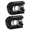 Jimfoty Road Bike 1 Pair Bicycle Pedals, Mountain Bike Pedals, Black Aluminum Alloy for Mountain Bike for Folding view 4