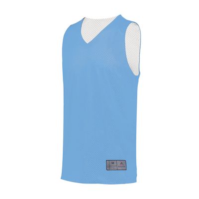 Augusta Sportswear Tricot Mesh Reversible Jersey 2.0, Columbia Blue/White, L