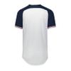 Russell Athletic Youth Classic V-Neck Jersey White/Navy/True Red L view 2