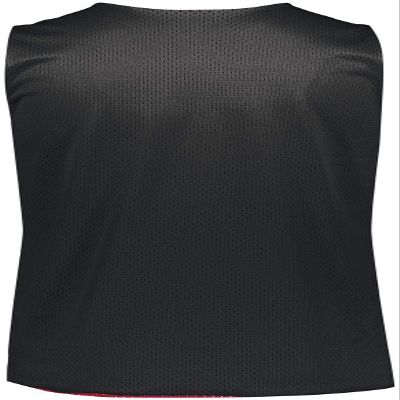 Augusta Sportswear Tricot Mesh Reversible Jersey 2.0, Scarlet/Black, 3XL