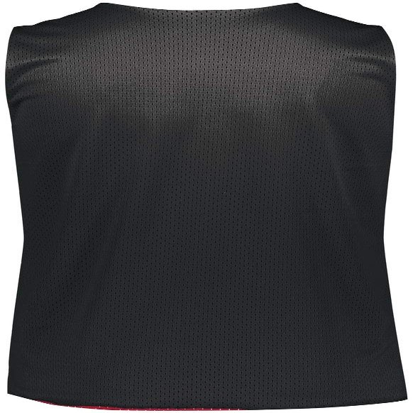 Augusta Sportswear Tricot Mesh Reversible Jersey 2.0, Scarlet/Black, 3XL