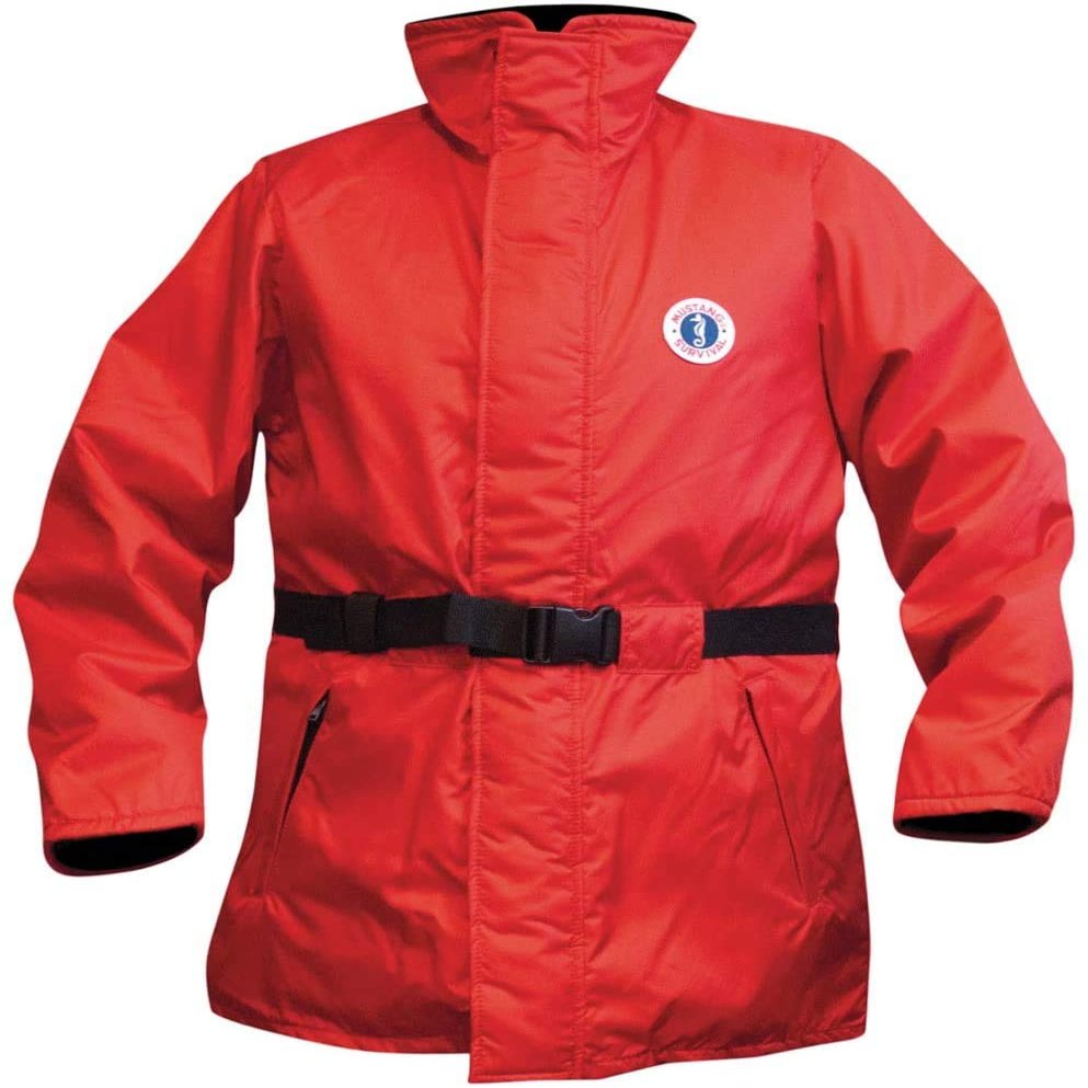 MUSTANG SURVIVAL - Catalyst Floatation Jacket (Black- XL) - Harmonized Approval (CAN and US), 10k Waterproof, M-Tech Comfort System, Underarm ventiliation zips, D-Ring for Engine Kill Switch