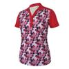Monterey Club Women's Dandy Contrast Polo Shirt #2392 (Red/Navy/White, Large) view 1