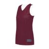 Augusta Sportswear Womens Tricot Mesh Reversible 2.0 Jersey, Maroon/White, XS view 1