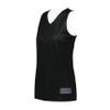 Augusta Sportswear Womens Tricot Mesh Reversible 2.0 Jersey, Black/White, XS view 1