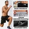 BALENNZ Athletic Shorts for Men with Pockets and Elastic Waistband Quick Dry Activewear view 3