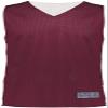 Augusta Sportswear Youth Tricot Mesh Reversible 2.0 Jersey, Maroon/White, XS view 2