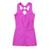 Aislor Kids Boys Girls One Piece Ballet Dance Gymnastics Leotard Athletic Stretchy Jumpsuit Unitard Rose Red V Neck 6 Years view 4