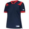 Russell Athletic Ladies Phenom6 Flag Football Jersey Elite Performance Mesh Football Shirt for Women, Perfect for Team Play & Training, Navy/True Red L view 1