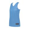 Augusta Sportswear Womens Tricot Mesh Reversible 2.0 Jersey, Columbia Blue/White, S view 1