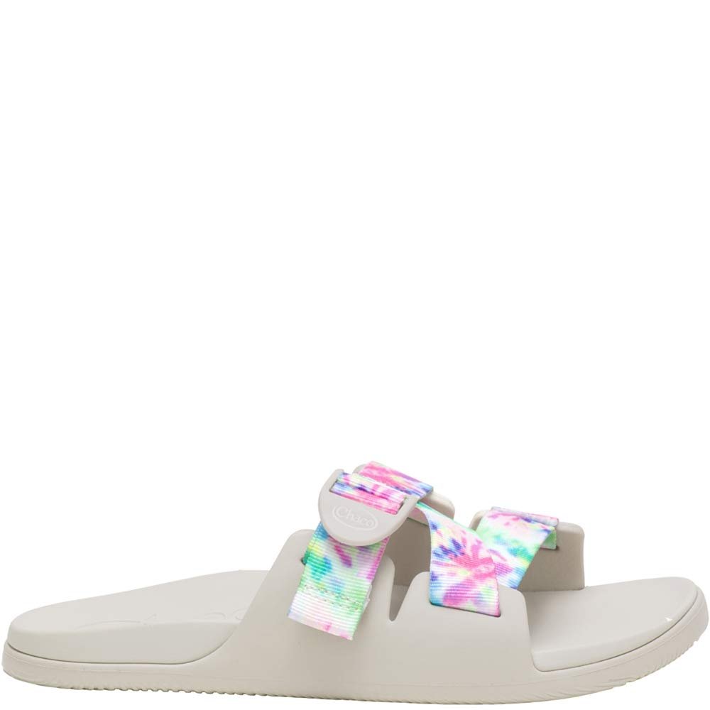 Chaco Women's CHILLOS Slide Sandal, Light Tie Dye, 10