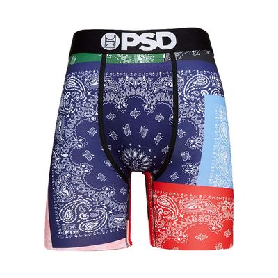 PSD Men's Bandanas Boxer Briefs, Multi, XXL