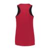 Augusta Sportswear Womens Tricot Mesh Reversible 2.0 Jersey, Scarlet/Black, L view 3