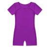 Aislor Kids Boys Girls One Piece Ballet Dance Gymnastics Leotard Athletic Stretchy Jumpsuit Unitard Purple 12 Years view 3