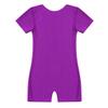 Aislor Kids Boys Girls One Piece Ballet Dance Gymnastics Leotard Athletic Stretchy Jumpsuit Unitard Purple 12 Years view 4