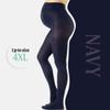 CALZITALY - Opaque Maternity Pantyhose - Pregnancy Tights for Women - 100 DEN Italian Hosiery (XL, Navy) view 4