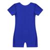 Aislor Kids Boys Girls One Piece Ballet Dance Gymnastics Leotard Athletic Stretchy Jumpsuit Unitard Blue 12 Years view 4