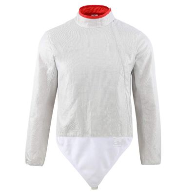 ThreeWOT Fencing Sabre Lame,Inox Electric Jacket Sabre for Kids(Front-Zip) (146)