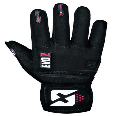 skott Evo 2 Weightlifting Gloves with Integrated Wrist Wrap Support-Double Stitching for Extra Durability-Get Ripped with The Best Body Building Fitness and Exercise Accessories