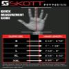 skott Evo 2 Weightlifting Gloves with Integrated Wrist Wrap Support-Double Stitching for Extra Durability-Get Ripped with The Best Body Building Fitness and Exercise Accessories view 4