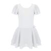 Aislor Kids Girls One Piece Ballet Dance Gymnastics Leotard Dress Stage Performing Dancewear White Dress 12-14 Years view 1