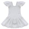 Aislor Kids Girls One Piece Ballet Dance Gymnastics Leotard Dress Stage Performing Dancewear White Dress 12-14 Years view 4