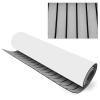 DYRABREST 94.5"x35.4" EVA Foam Flooring Teak Sheet Decking Marine for Fish Boat Yacht Non-Slip Self-Adhesive Flooring Mat Pad (Light Gray with Black Stripe) view 4