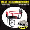 Wing Enterprises Baby Seat for Bicycle Rear Mount, Child Bicycle Seat Metal Universal Bicycle Carrier Safety Back Rack Kids Seat with Foot Pedals Handrail and Belt, Hold Up to 60KG view 3