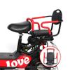 Wing Enterprises Baby Seat for Bicycle Rear Mount, Child Bicycle Seat Metal Universal Bicycle Carrier Safety Back Rack Kids Seat with Foot Pedals Handrail and Belt, Hold Up to 60KG view 4