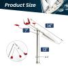 asdmm Marine Wind Direction Indicators - Sailing Boat Masthead Wind Vane, Marine Hardware Accessories for Yacht Ship Sailboat Junk, Set of 1 view 2
