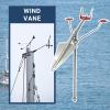 asdmm Marine Wind Direction Indicators - Sailing Boat Masthead Wind Vane, Marine Hardware Accessories for Yacht Ship Sailboat Junk, Set of 1 view 4