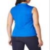 PGA Tour Womens Airflux Sleeveless Polo Golf Shirt, Princess Blue, Large US view 3