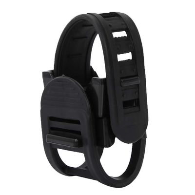 Junluck Universal Bicycle Headlight Holder, Adjustable 360 Degree Rotation Bicycle Flashlight Mount Clip Bracket for Road Bike Cycling Part, Suitable for 28-40mm Diameter Flashlight