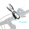 Junluck Universal Bicycle Headlight Holder, Adjustable 360 Degree Rotation Bicycle Flashlight Mount Clip Bracket for Road Bike Cycling Part, Suitable for 28-40mm Diameter Flashlight view 4