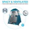VINGLI 6.7FT Shower Tent, Changing Room Tent for Portable Toilet, with Mesh Floor and Carrying Bag, Lightweight & Sturdy, Perfecr for Camping, Boat, Dressing Outdoor or Indoor view 3