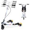 AODI Swing Scooter for Kids, 3 Wheels Foldable Wiggle Kick Scooter Push Drifting with 4 Adjustable Handlebar & 2 Rear LED Wheel for Boys and Girls Ages 3-8 view 1