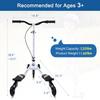 AODI Swing Scooter for Kids, 3 Wheels Foldable Wiggle Kick Scooter Push Drifting with 4 Adjustable Handlebar & 2 Rear LED Wheel for Boys and Girls Ages 3-8 view 4