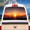 SignMission John 3_16 Rear Window Graphic Truck View Thru Vinyl Decal HD Graphics Professional Grade Material Universal Fit for Full Size Trucks Weatherproof & Car Wash Safe Made in The U.S.A. view 1