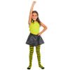 Skeleteen Black and Yellow Socks - Over the Knee Striped Thigh High Costume Accessories Bumble Bee Stockings for Women and Kids view 2