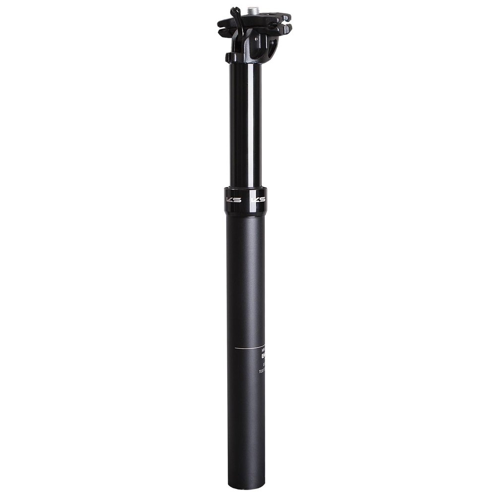 KS ETEN REMOTE POST 27.2MM 27.2mmx410mm 100mm Extrenal Cable Routing BLACK