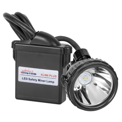 Superbright LED Mining Headlamp, 1+6 LED Safety Cap Lamp, Rechargeable Waterproof Explosion-Proof Hard Hat Head Torch for Professional Mining, Construction, Hunting, Fishing, Outdoor Activities