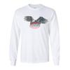 God Bless America Long Sleeve Novelty T-Shirt 4th of July Bald Eagle Patriotic White Small view 2